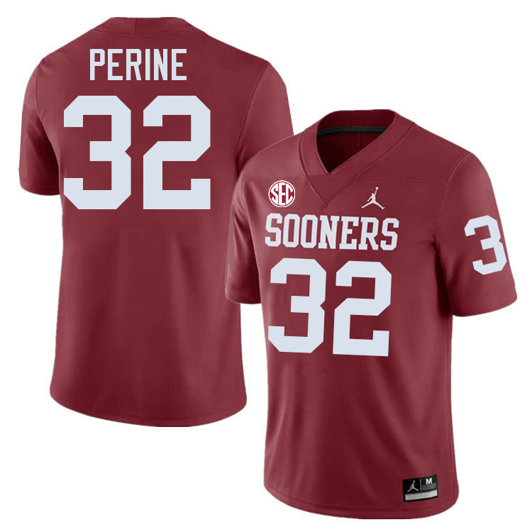 Oklahoma Sooners #32 Samaje Perine College Football Jerseys,Uniforms-Crimson